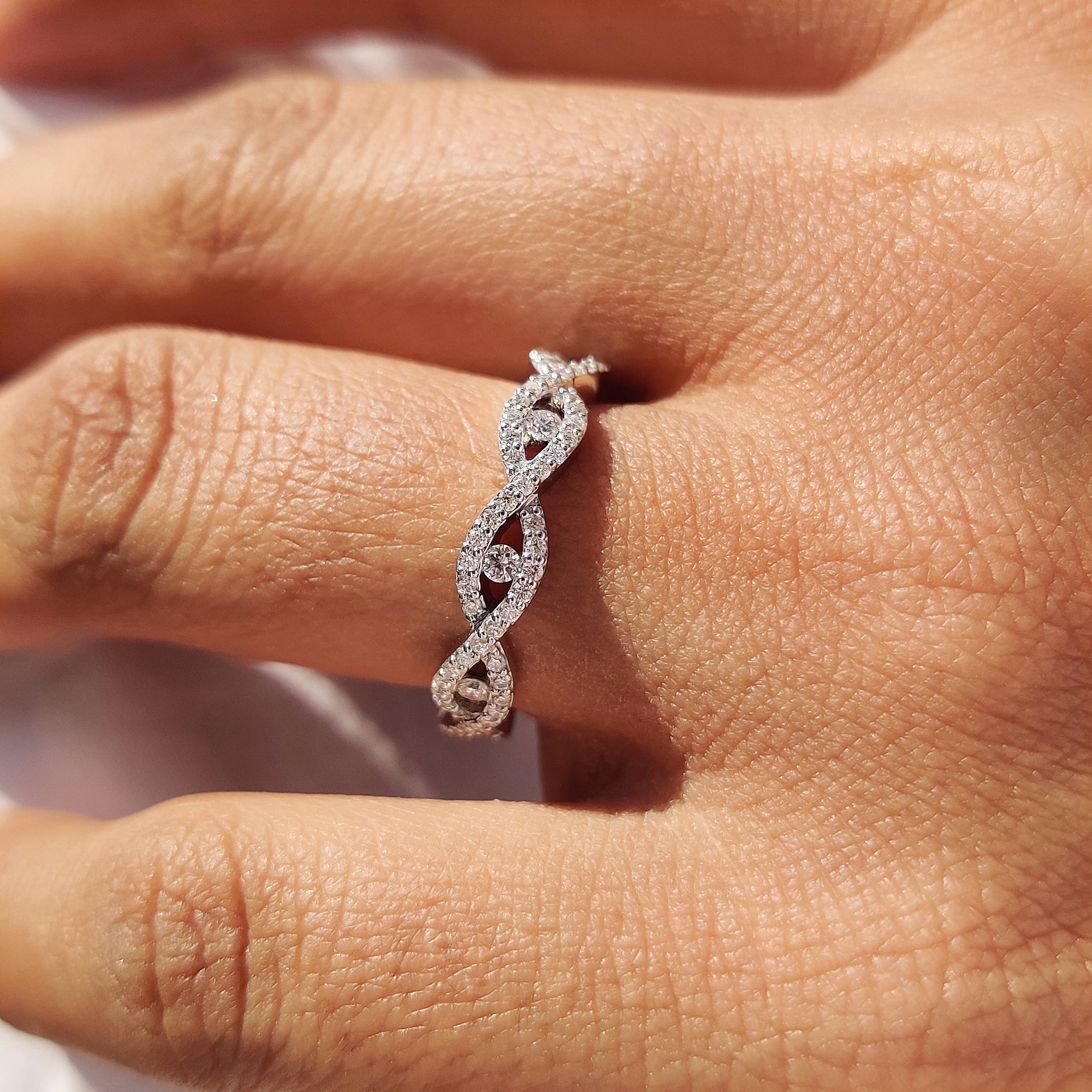 Lab Grown Diamond Wedding Band for a sustainable choice.
