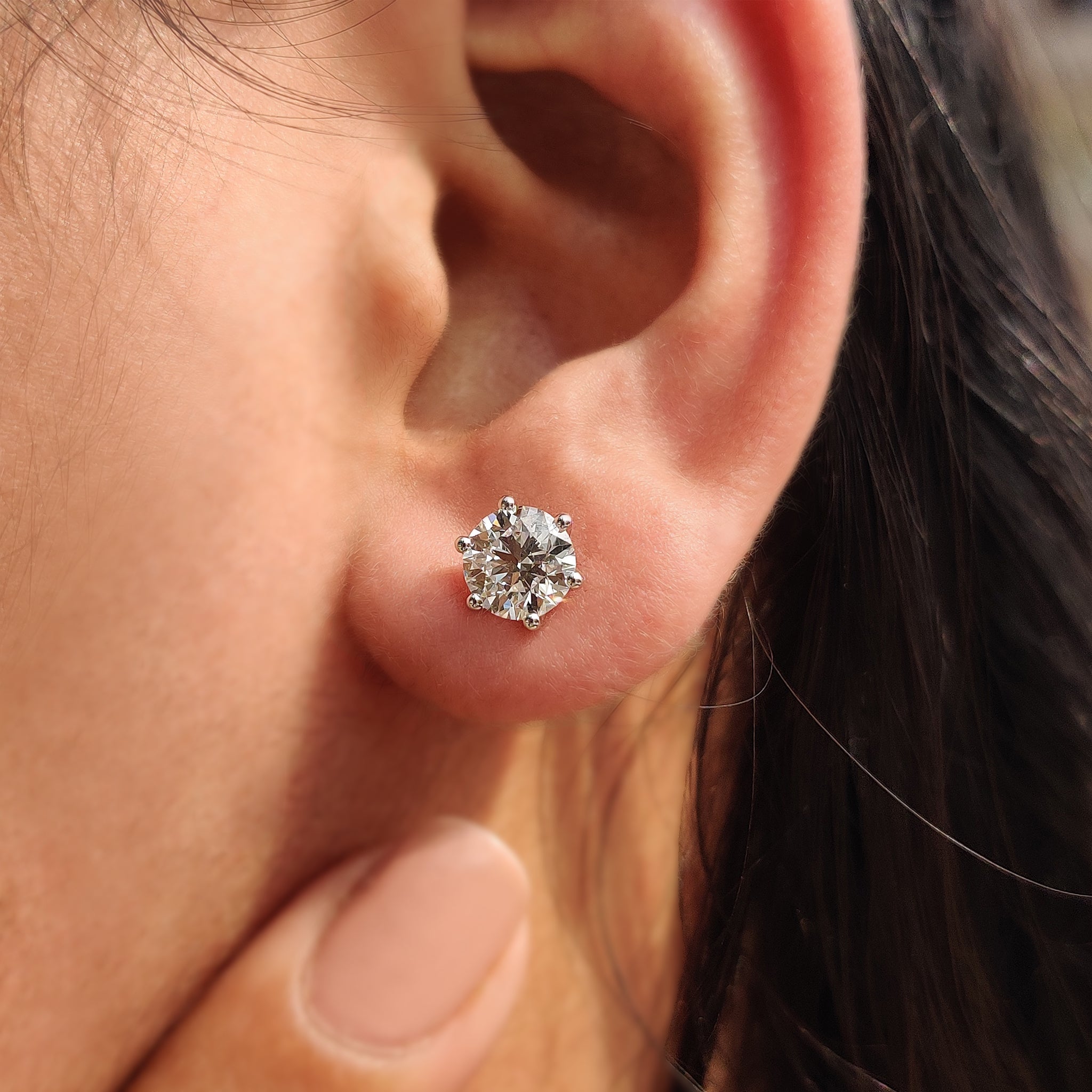 Handmade earrings crafted with care and precision.