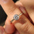 Solitaire setting ring featuring a stunning single diamond.
