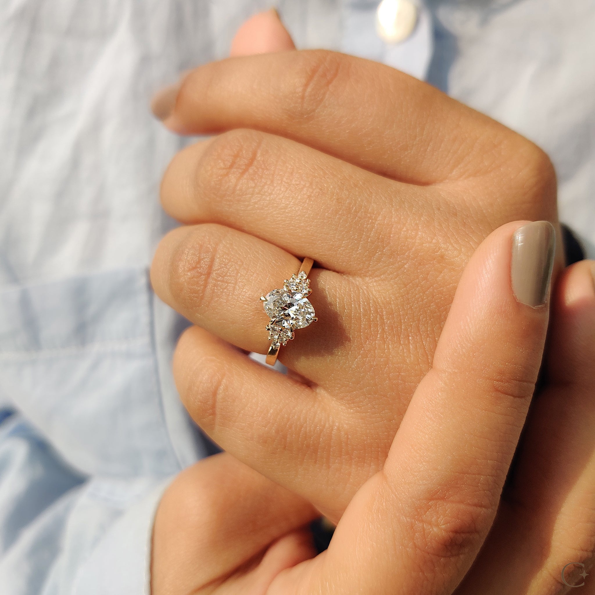 Customize engagement ring with your perfect style.