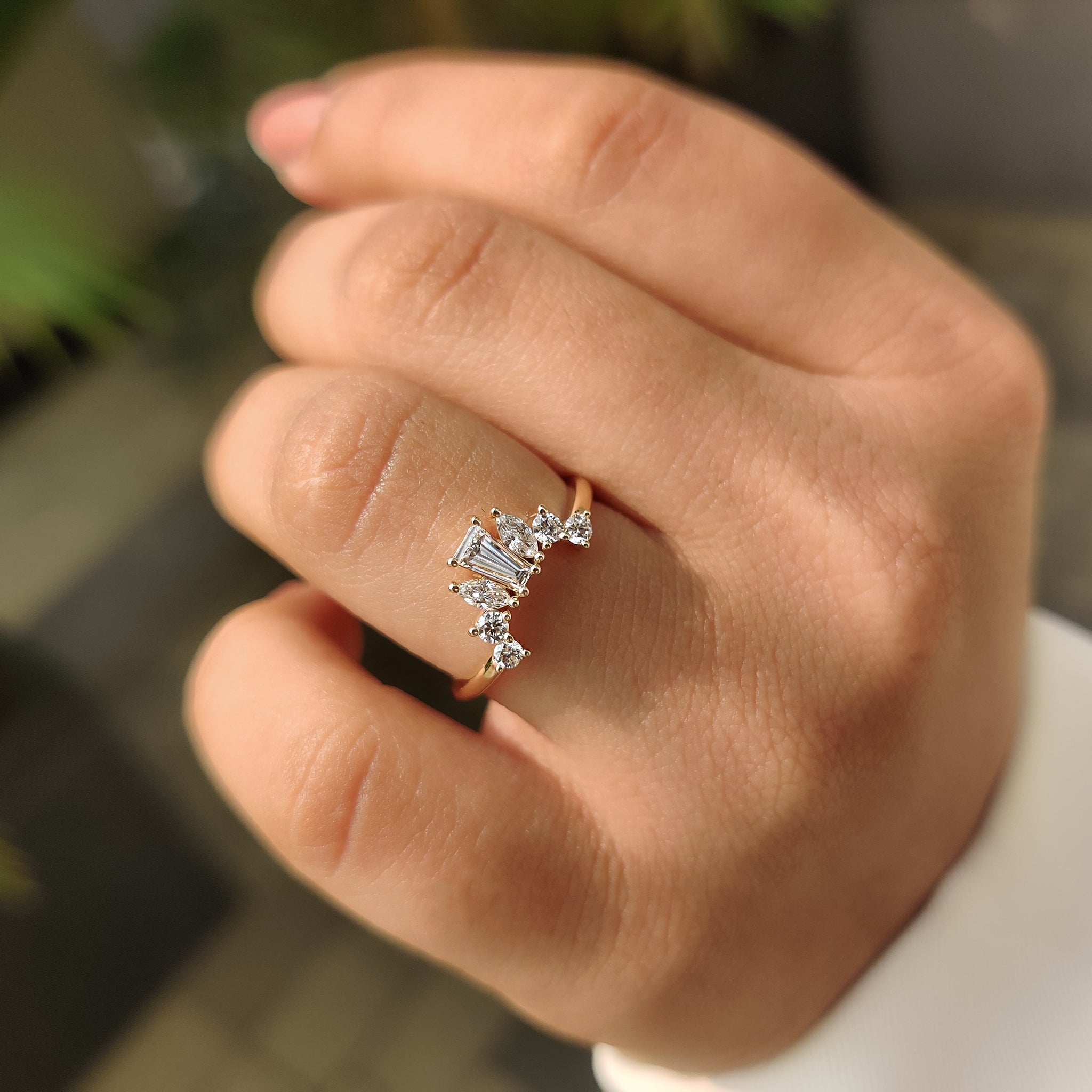 Buy wedding band in yellow gold wedding band style.
