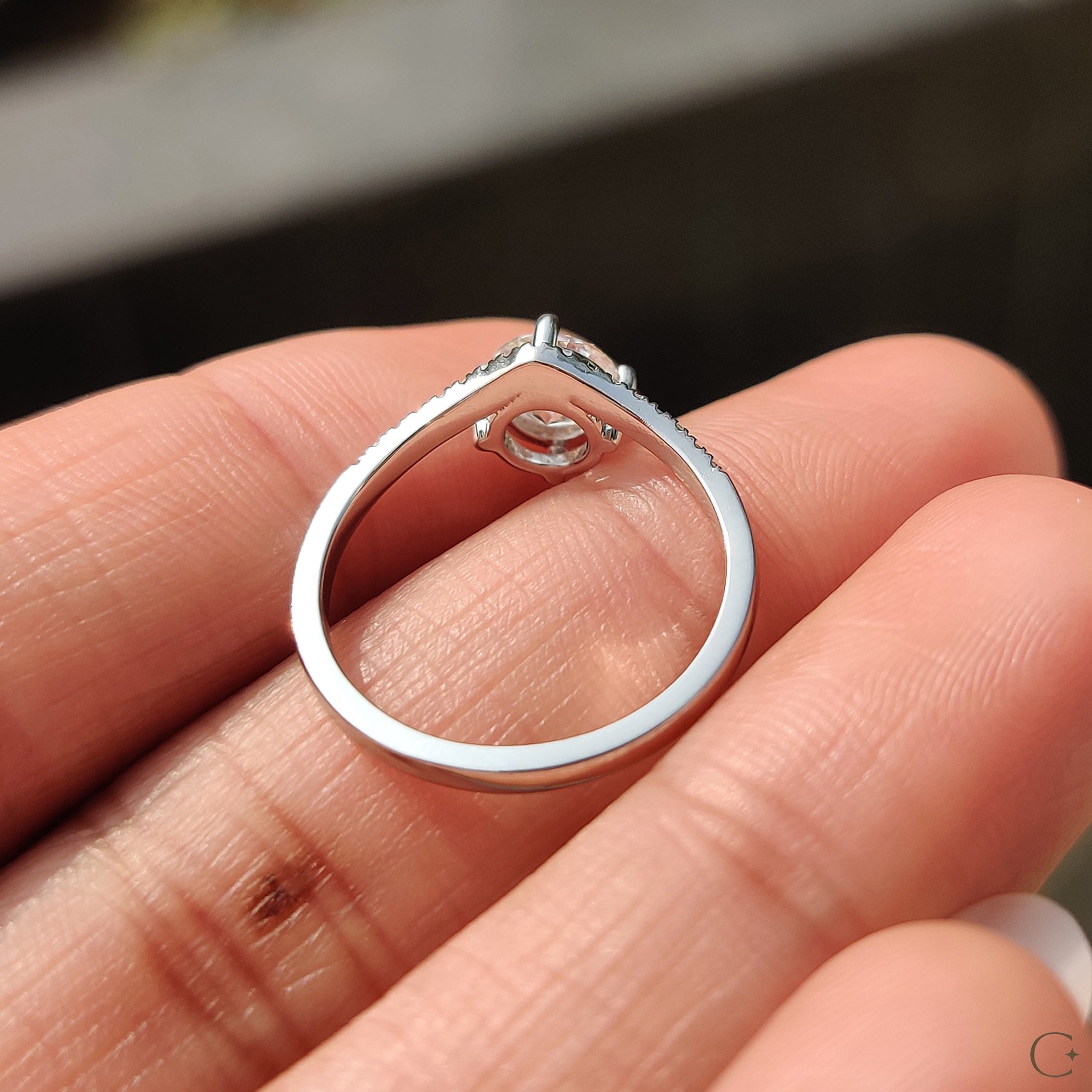 Buy engagement ring with a stunning diamond setting.
