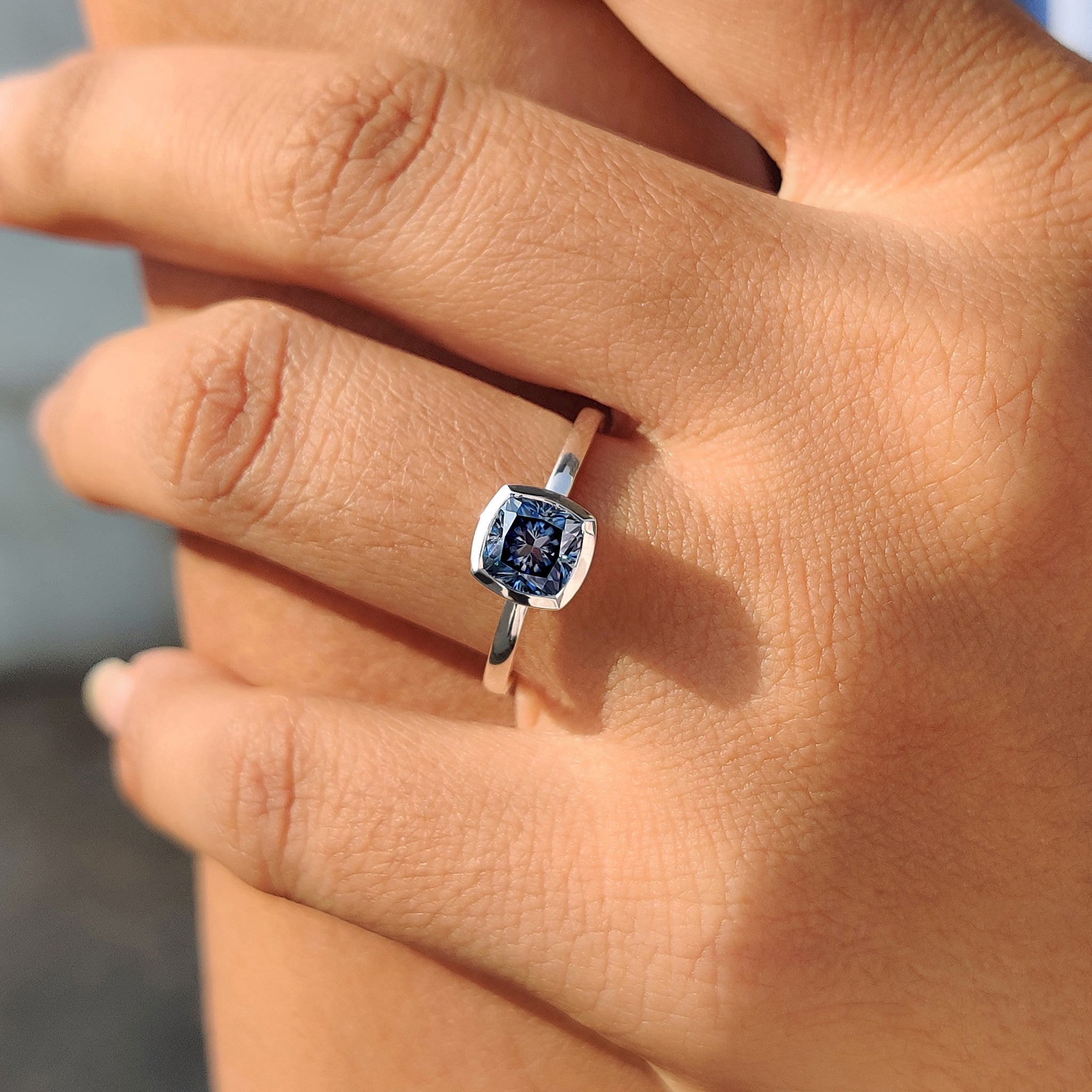 Handmade ring holds heart and craft together beautifully.
