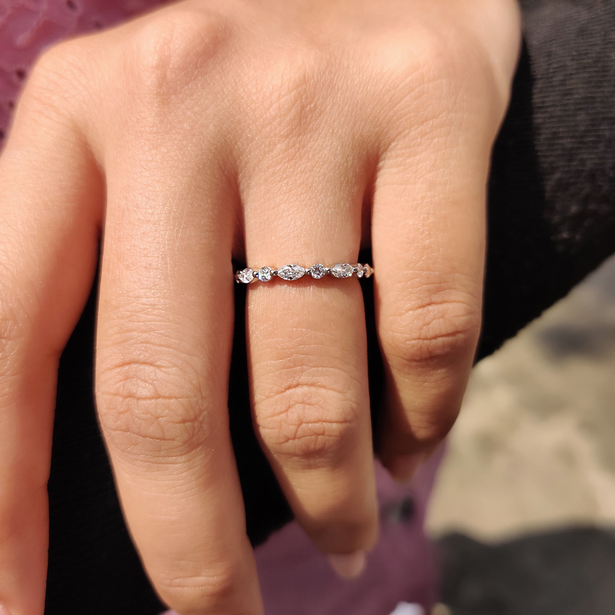 Custom wedding band tailored to fit your style and preference.
