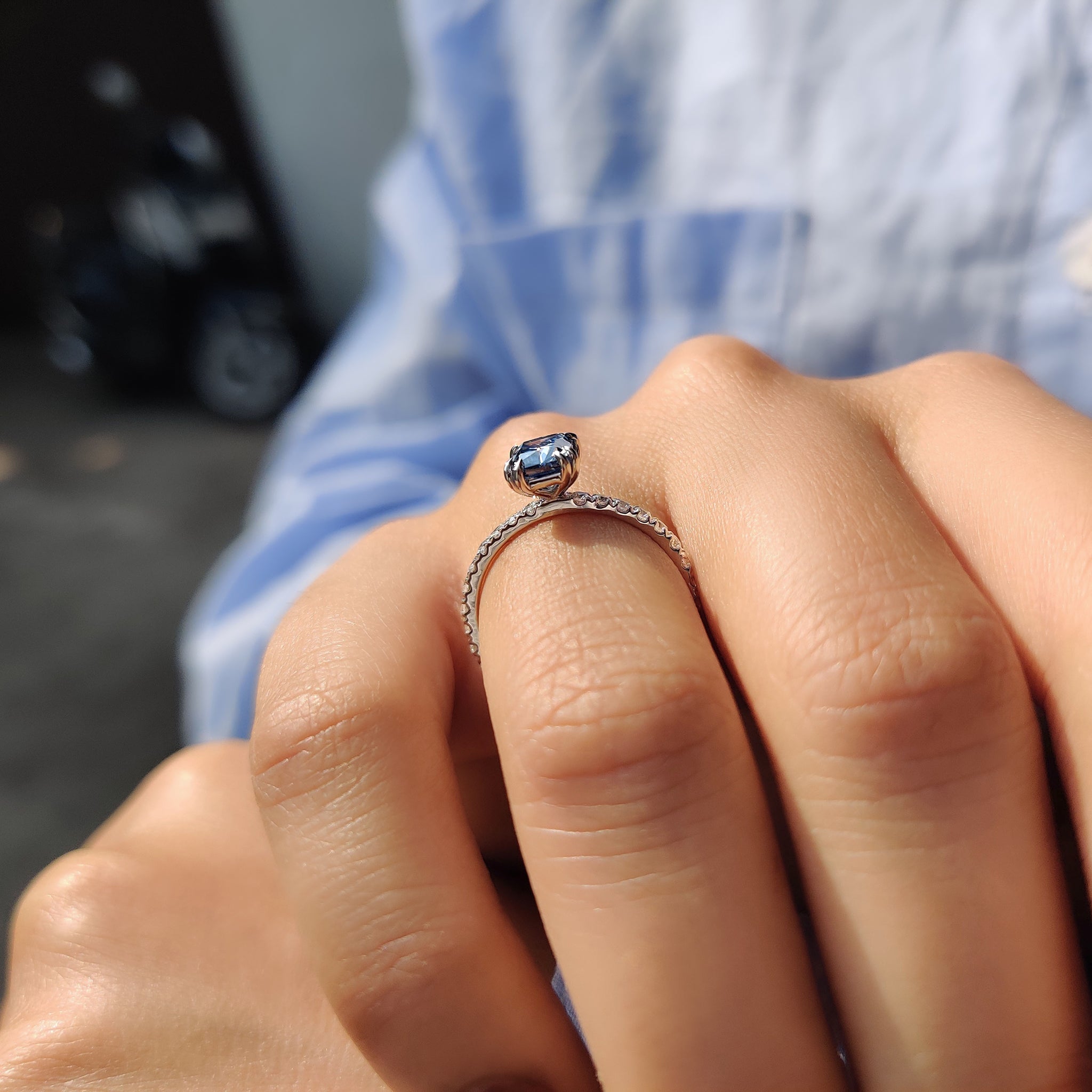 Handmade ring designed with care and detail.
