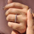 Round Diamond Rose Gold Eternity Band