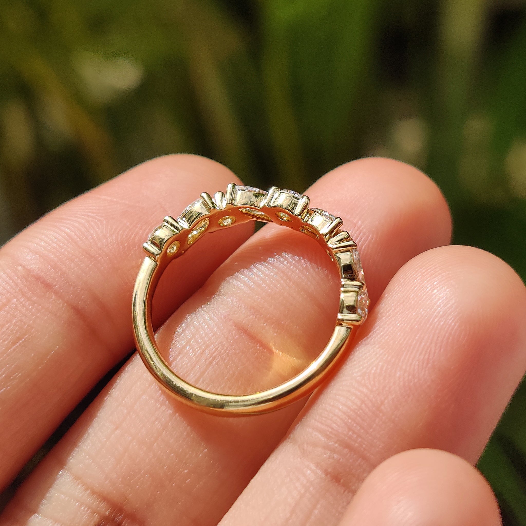 Half Eternity Wedding Band