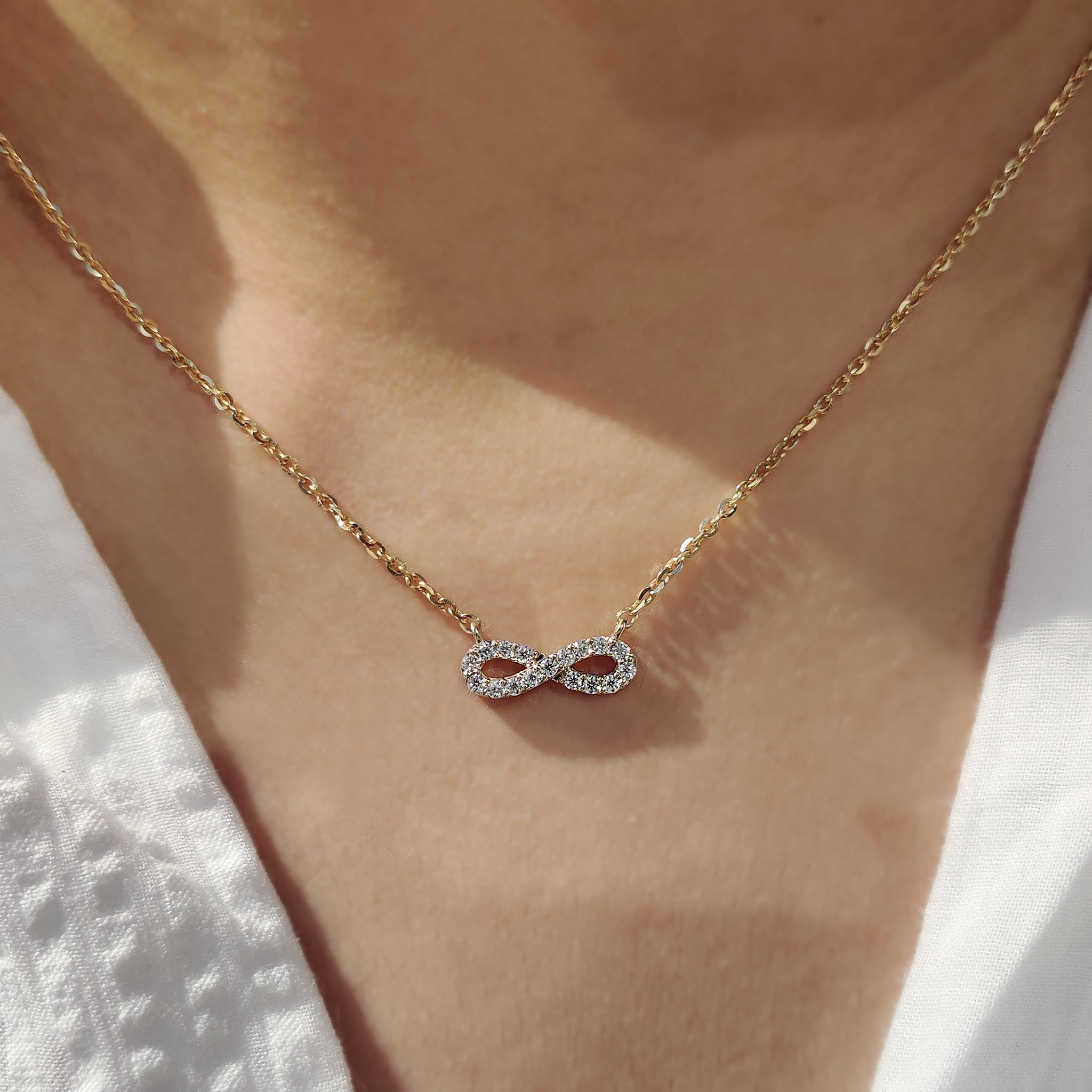 Handmade jewelry with unique diamond pendant.