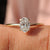 Oval Shaped Diamond Engagement Ring in Solitaire Setting