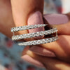 Carat diamonds band crafted with precision and elegance, perfect for weddings.