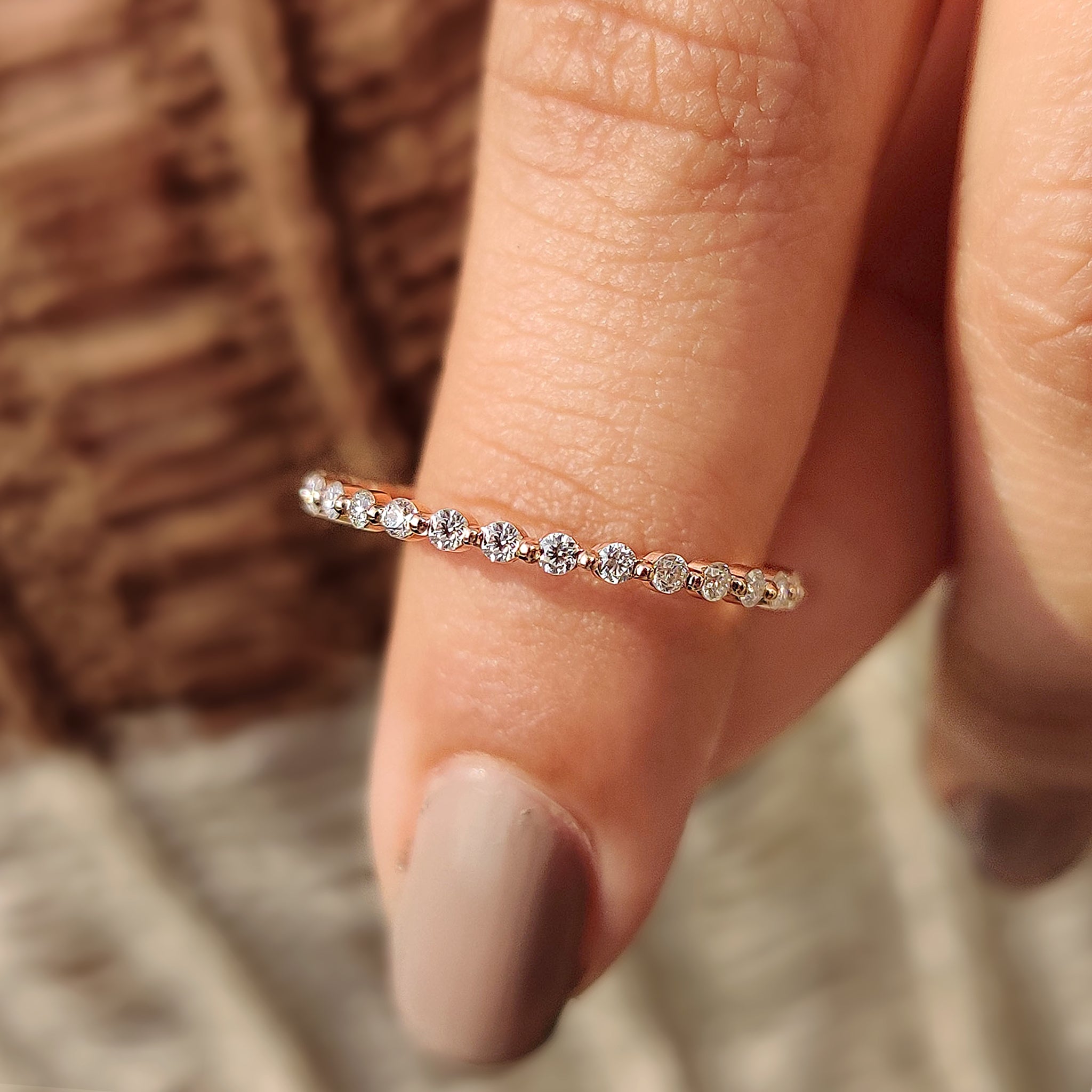 Lab Grown Diamond Band.