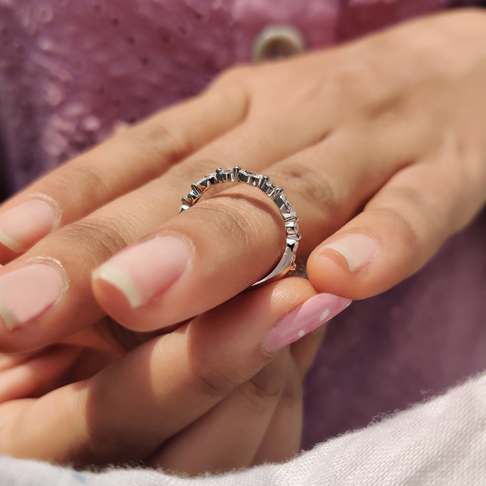 Carat Diamonds wedding band featuring superior craftsmanship.
