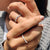 Lab Grown Round Diamond White Gold Wedding Band