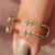 Ring enhancer band with lab-grown diamonds.
