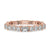Emerald cut wedding band with lab grown diamond, offering a timeless and elegant design for any special occasion.