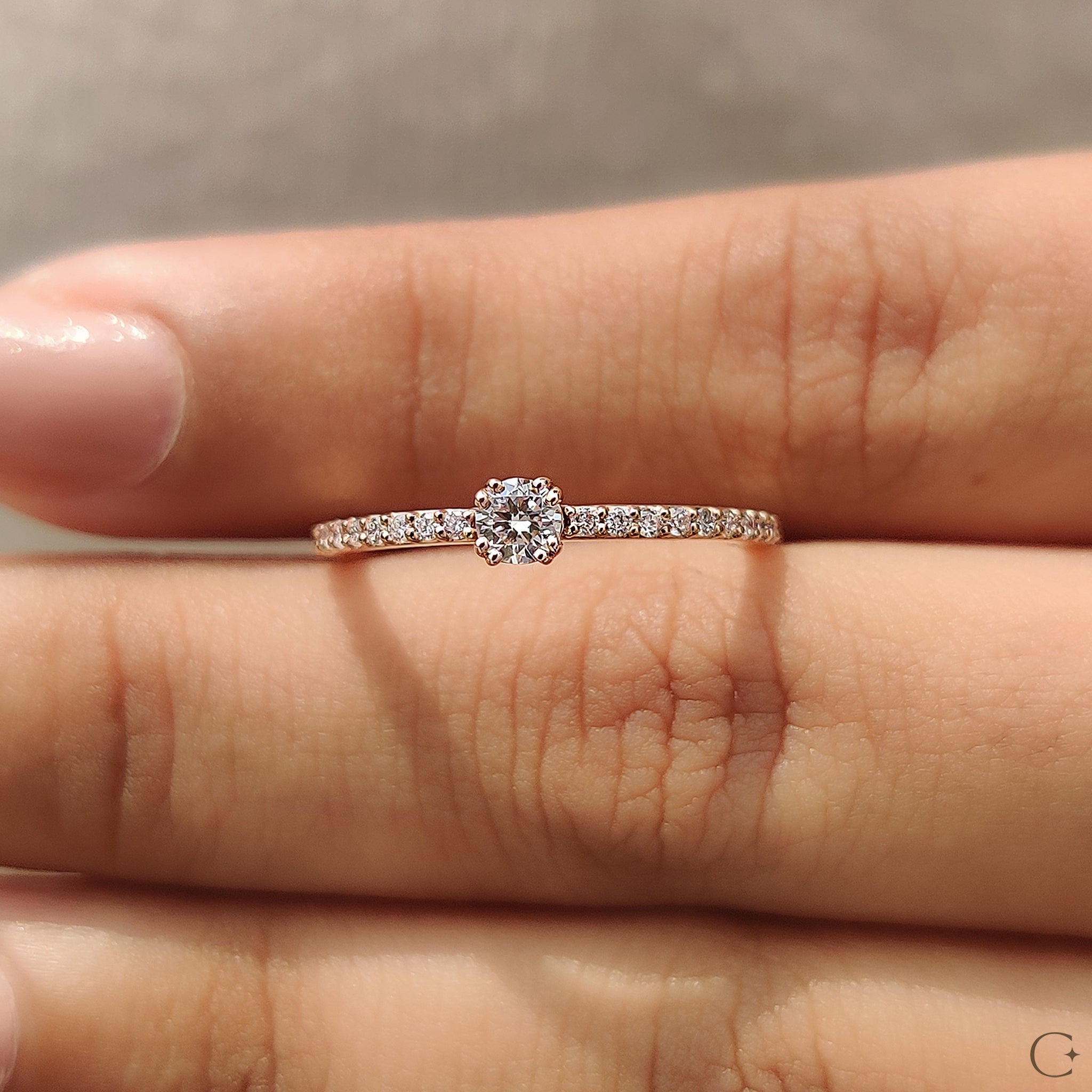 Handmade jewelry featuring diamonds
