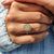 Oval cut ring showcasing a sleek, elongated silhouette.

