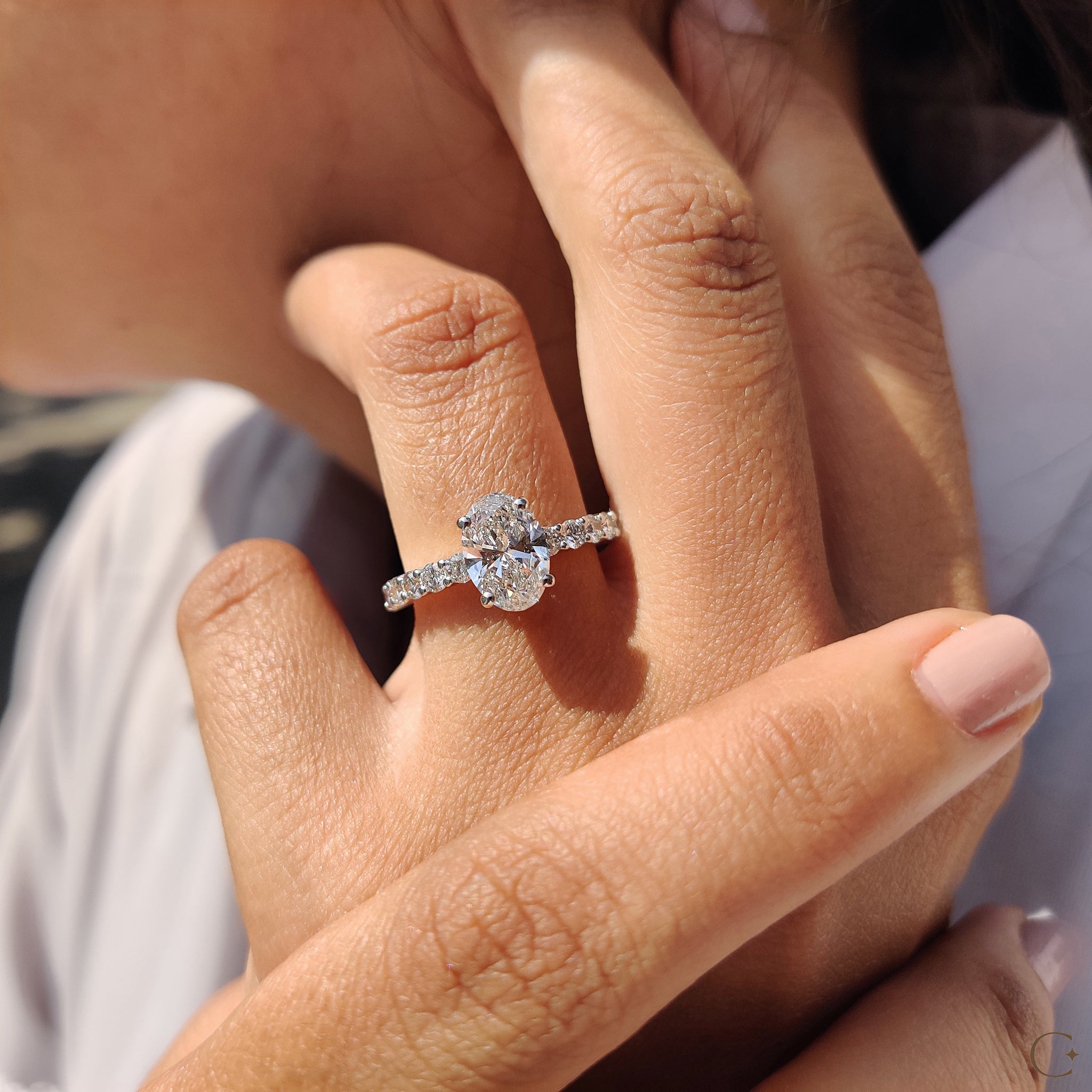 Handmade jewelry for the perfect engagement moment.
