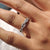 Twisted Diamond Wedding Band with elegant design.
