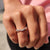 Stackable Curved Wedding Band