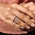 Custom wedding band made to fit your vision.