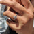Pave Set Diamond Ring In Rose Gold