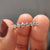 Round Cut Half Eternity Diamond Band