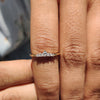 5 Stone Wedding Band with Round Diamonds