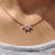Four Stone Moissanite Pendant created in rose gold pendant for pendant for her.
