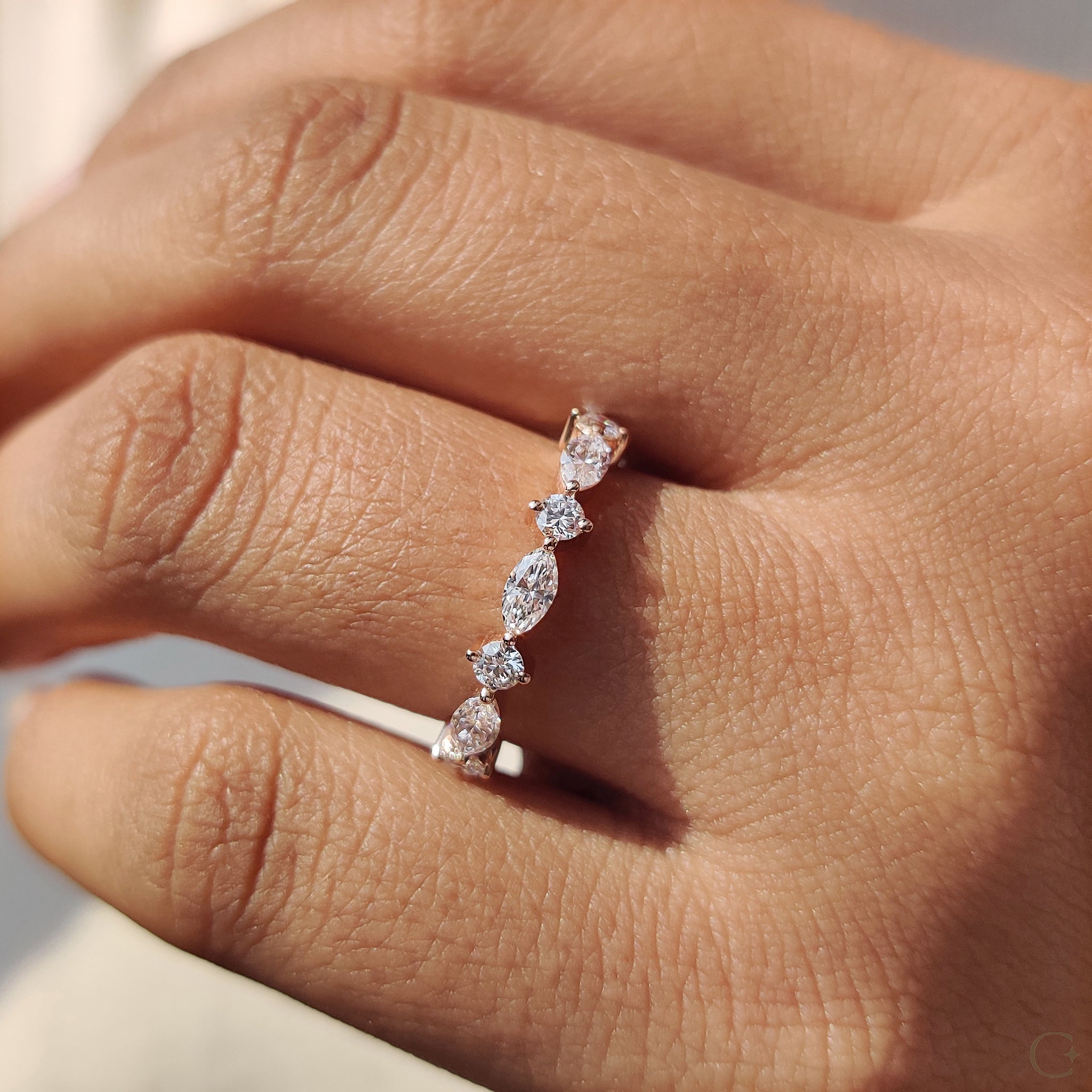Handmade jewelry band with a modern touch.
