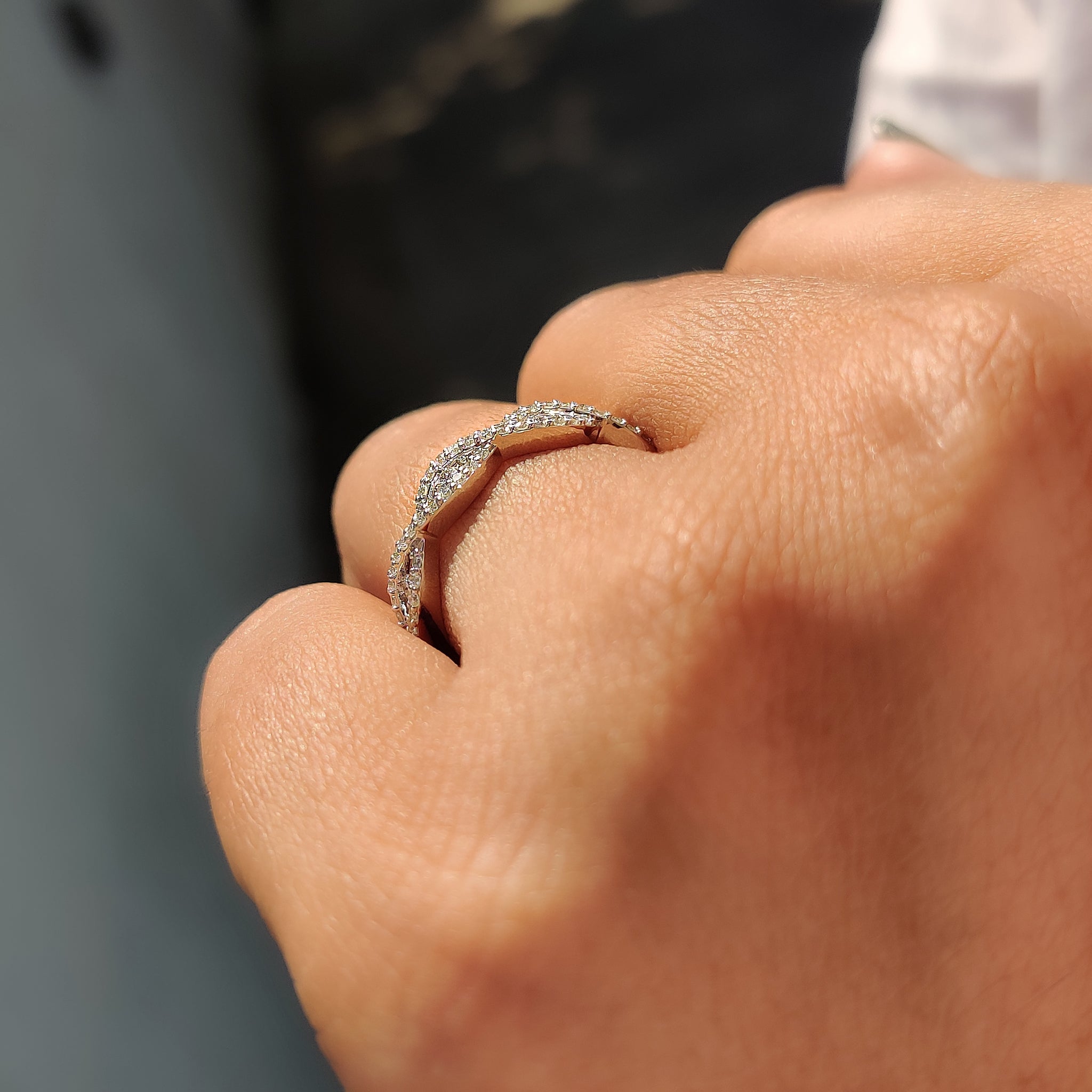 Lab Grown Diamond Wedding Band for a sustainable choice.
