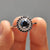 Round cut ring with a classic and timeless design.
