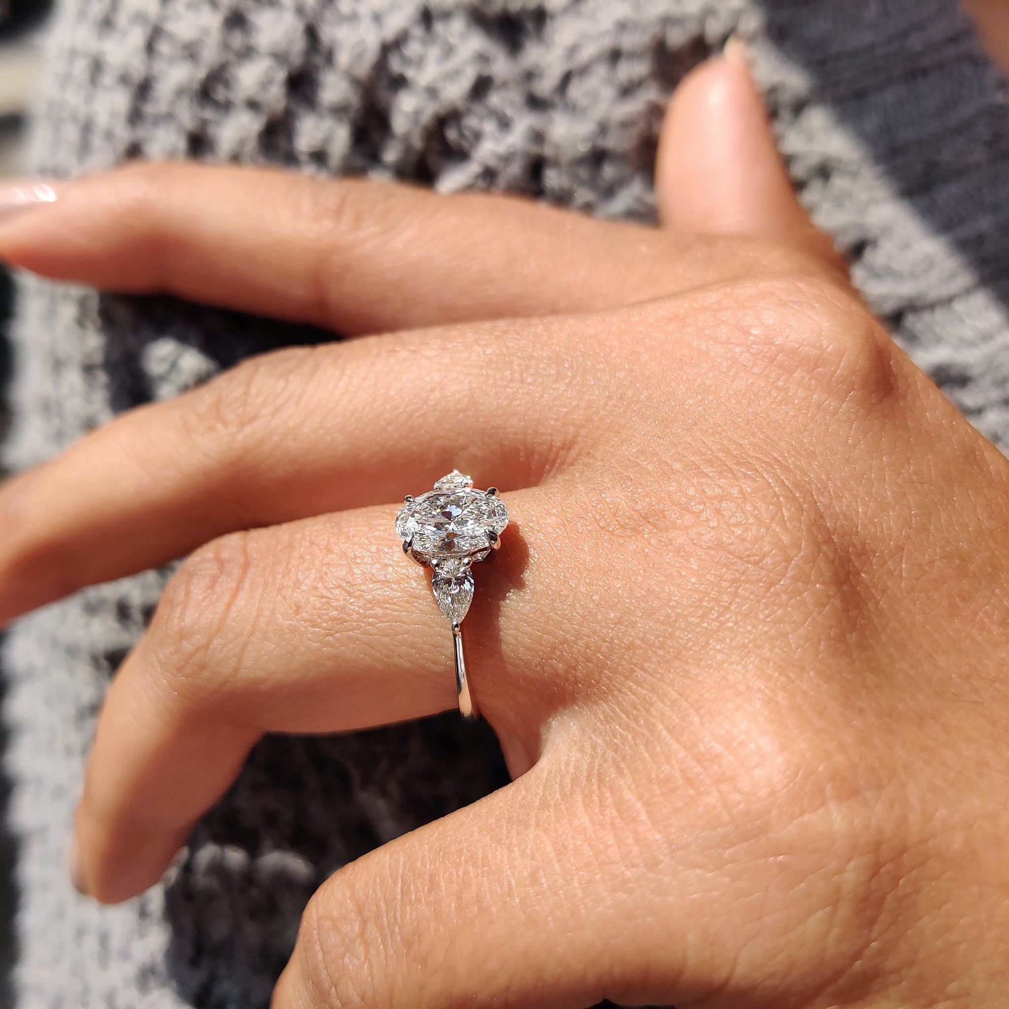 Customize your engagement ring with Carat Diamonds for a perfect fit.