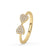 Prunella ring featuring a unique, elegant design.