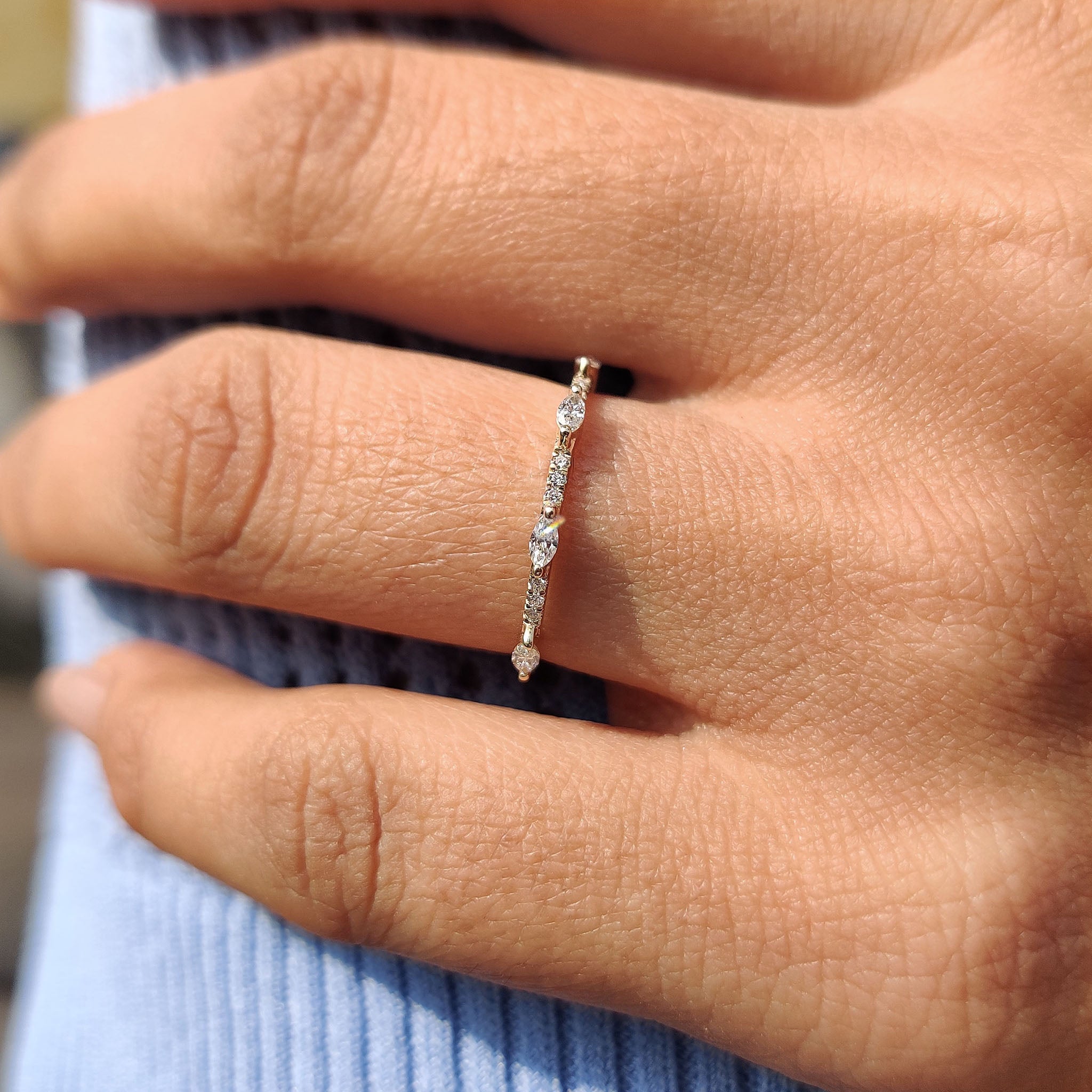 Carat Diamonds wedding band featuring a flawless design.
