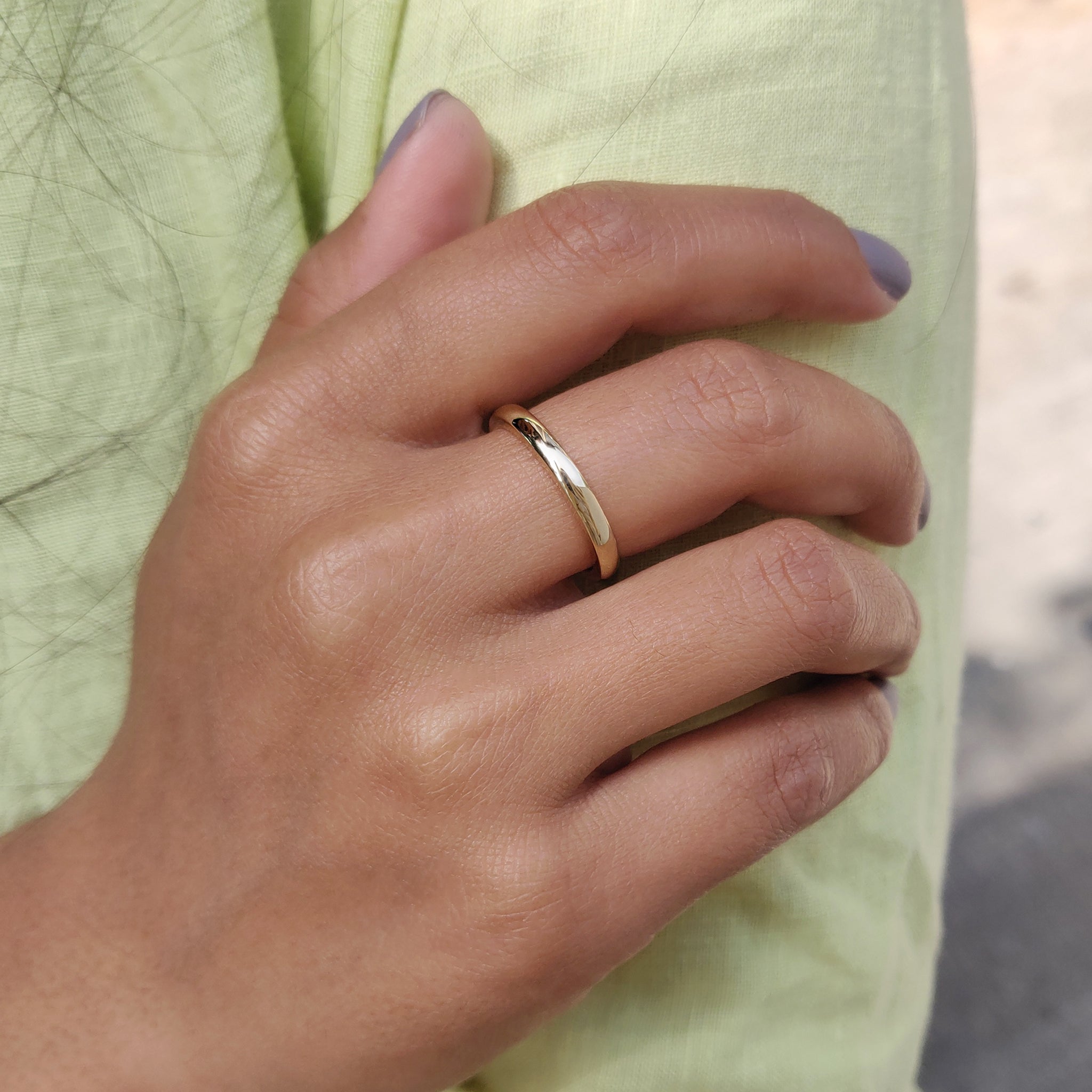 Plain Gold Wedding Band