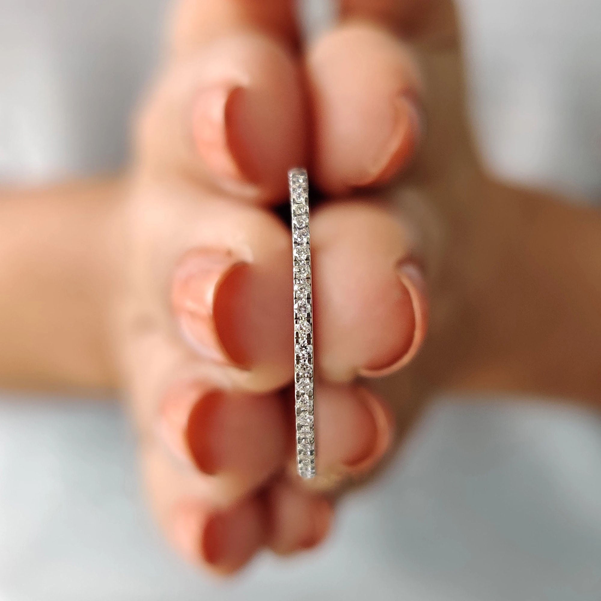 Round cut wedding band made with precision and perfect for daily wear.
