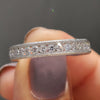 Art Deco wedding ring featuring vintage-inspired detailing and geometric charm for a standout look.