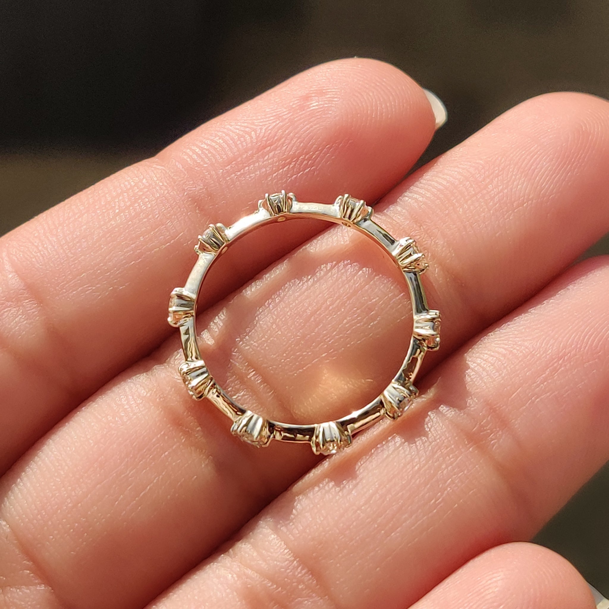 Eternity Wedding Band - Distant Pave