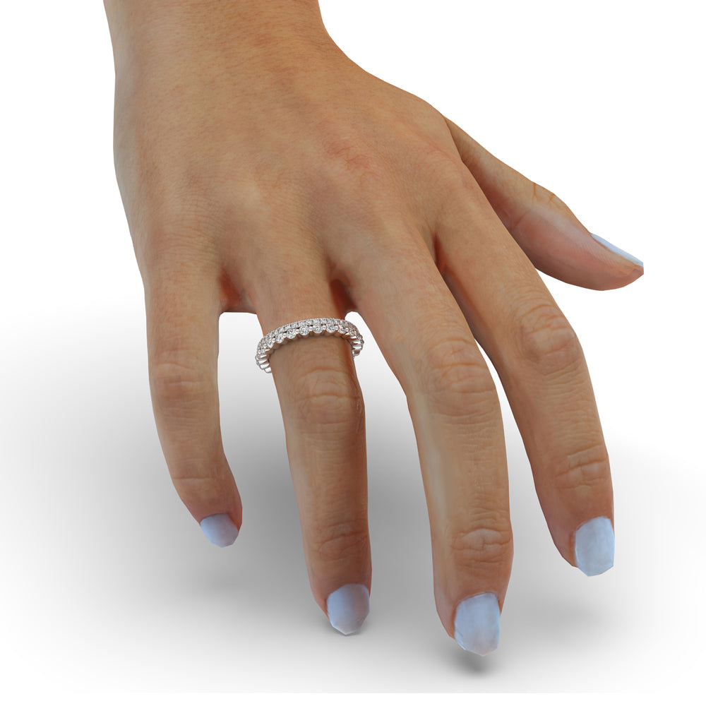Diamond band wedding ring designed for lasting beauty and elegance
