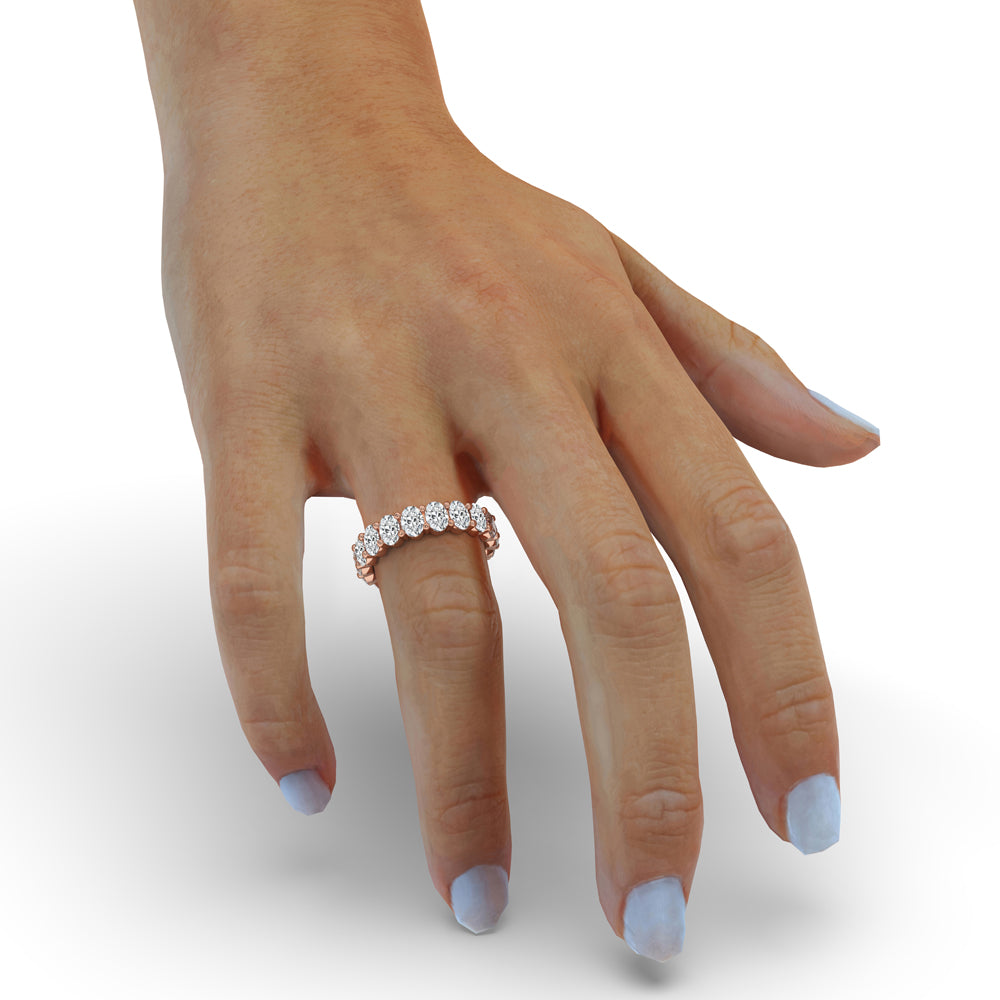 Handmade Oval Diamond Band for a personalised touch.