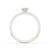 Elegant pear cut engagement ring with a teardrop diamond, crafted with carat diamonds, handmade ring design.