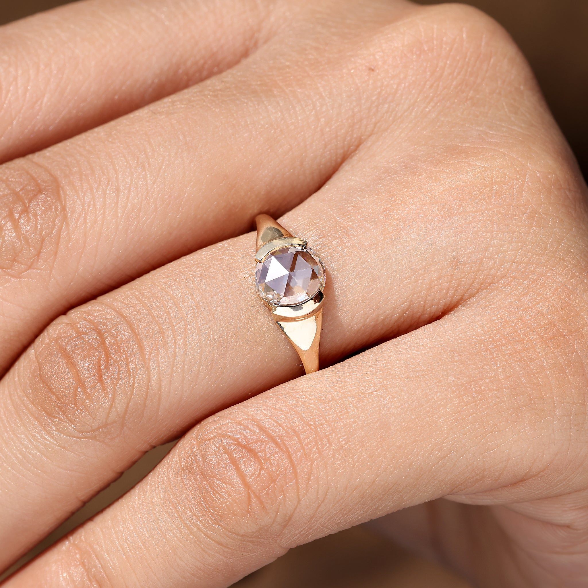 Carat Diamonds solitaire diamond ring.
