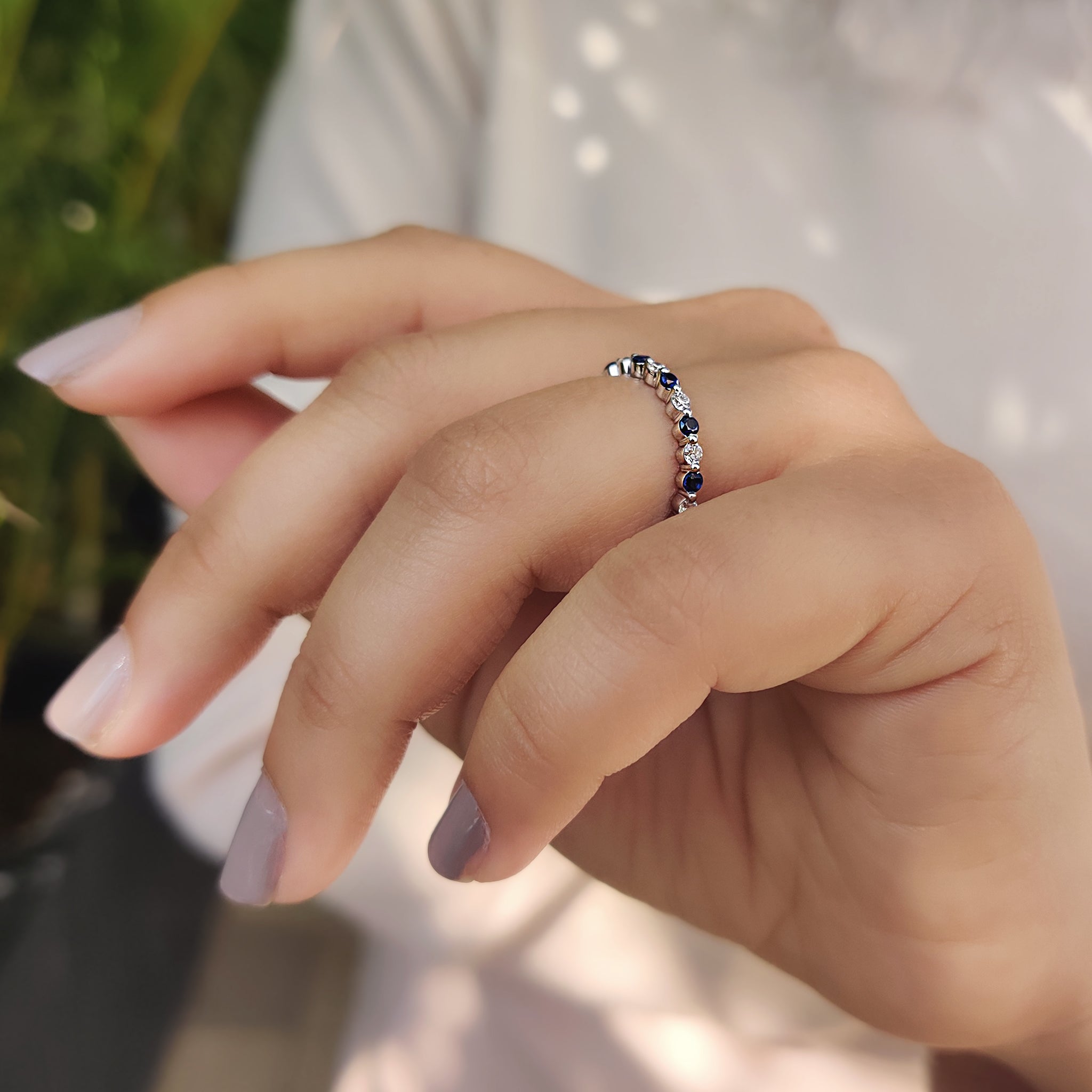 Buy wedding band featuring high-quality diamonds and a stylish finish.
