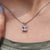 Asscher Cut Solitaire Diamond Pendant