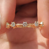 Handmade Jewelry featuring a diamond wedding band.
