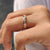 Channel Set Diamond Band – Round Cut Design