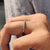 Bezel Set Wedding Band – Round Cut Half Eternity