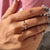 Double T shape band offering a bold, unique design.