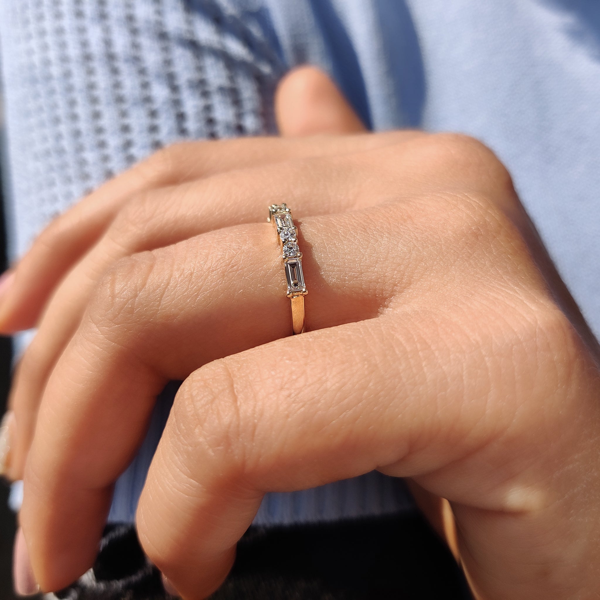 Custom wedding band designed to fit your unique style.
